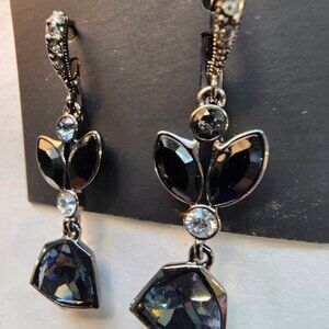 New 3 Pairs Givenchy Earrings  Sterling Silver or Gold w/Mix Color Crystals